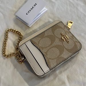 Coach card wallet with ID window